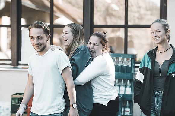 Jugendwerk junge Menschen haben Spaß