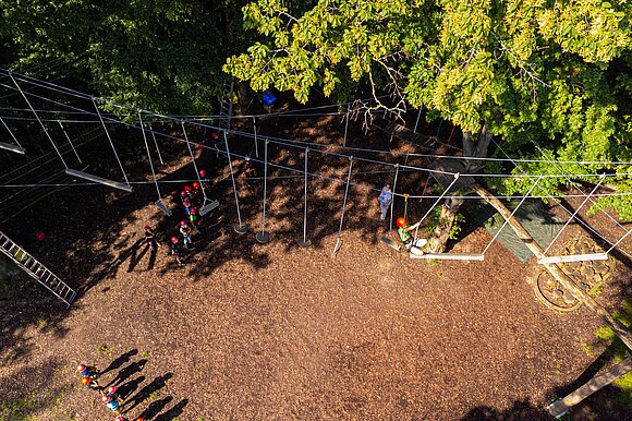 Klettergarten von oben